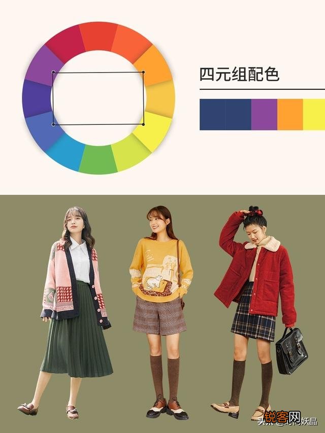 请问有没有服装颜色搭配表？哪几种颜色配在一起舒服？
