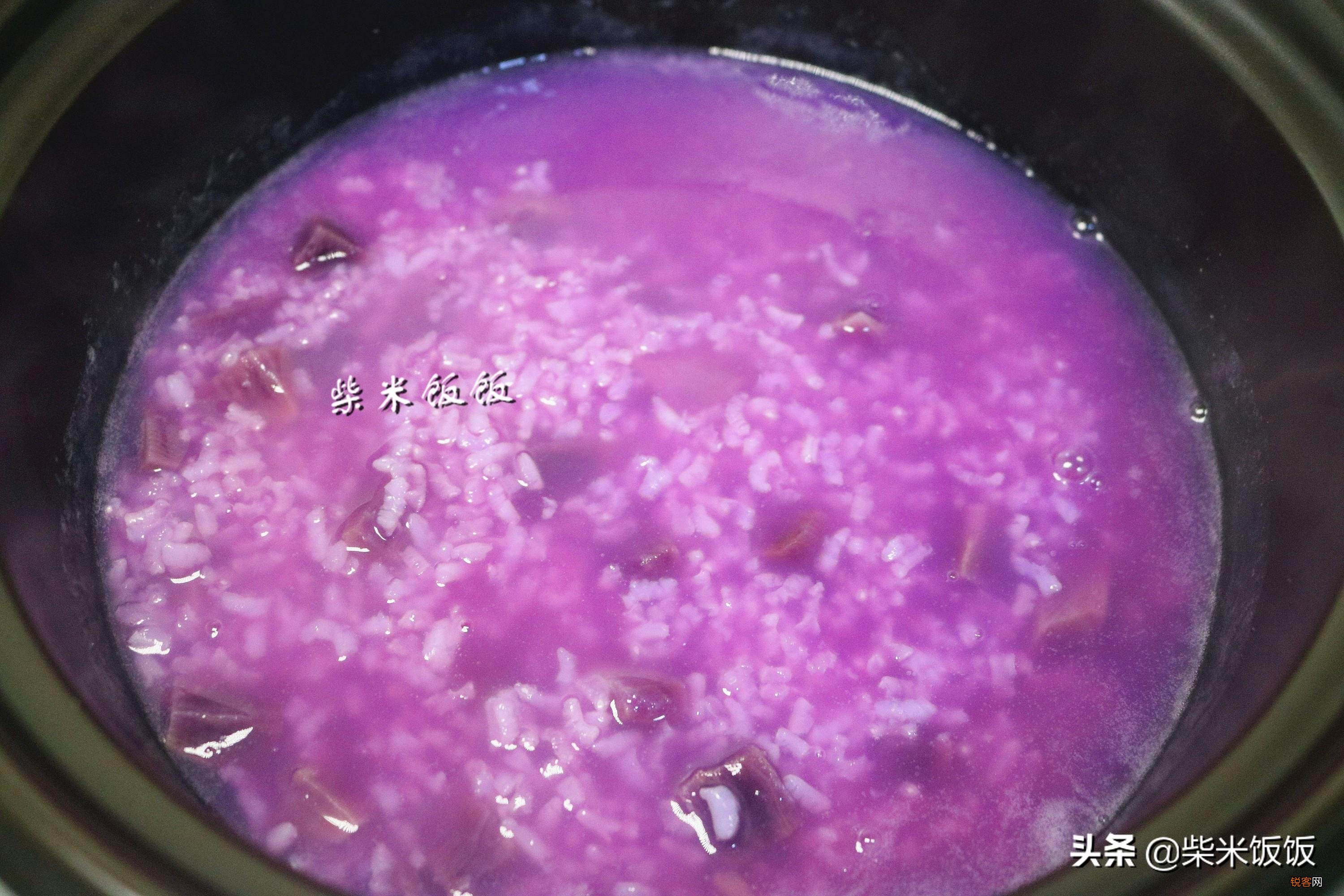 紫薯粥的做法和配料 美味又滋补