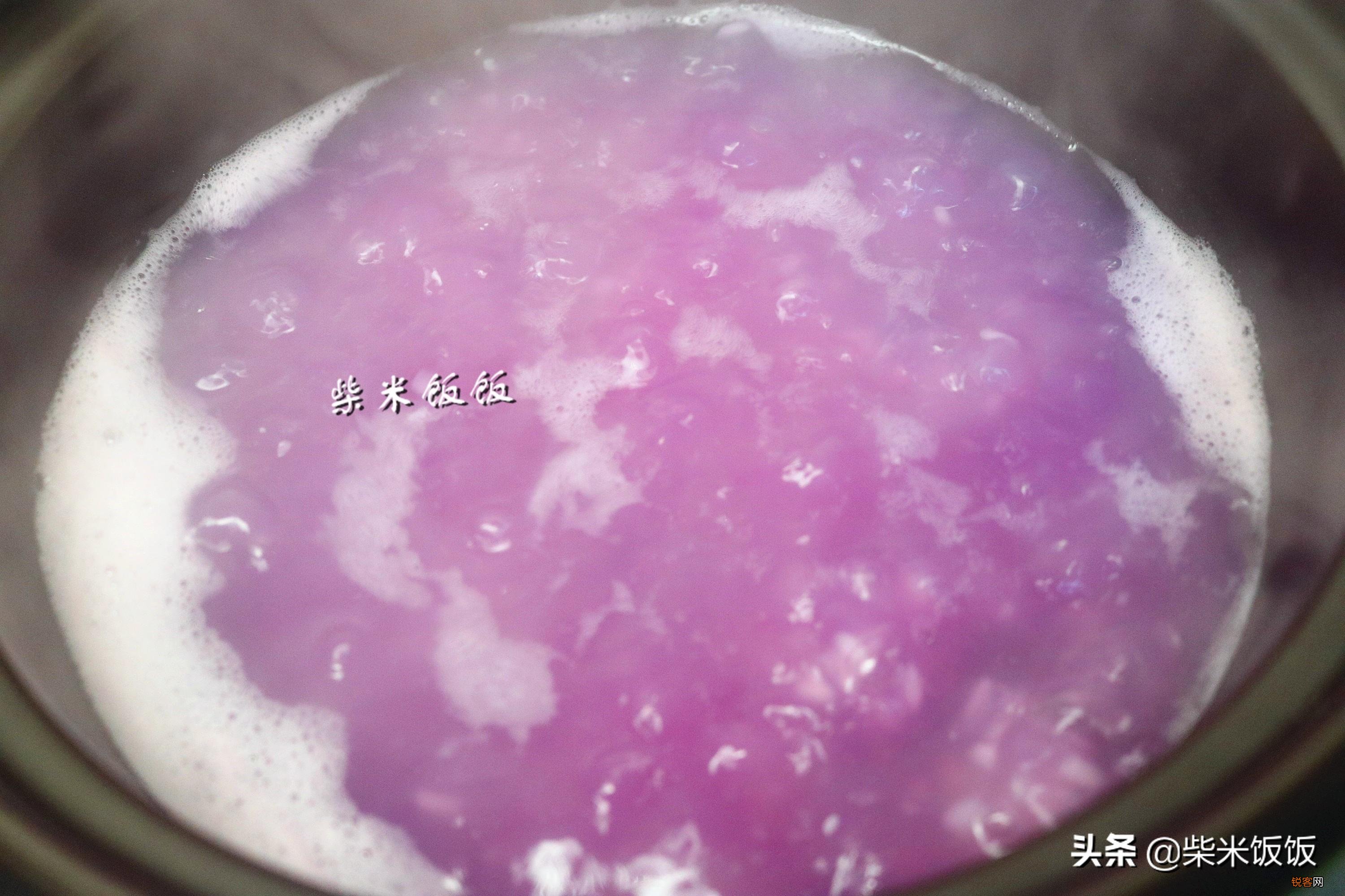 紫薯粥的做法和配料 美味又滋补