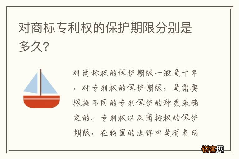 对商标专利权的保护期限分别是多久？