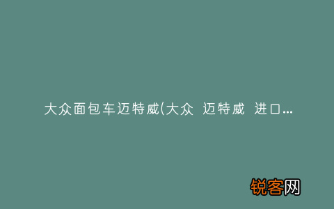 大众 迈特威 进口怎么样 大众面包车迈特威