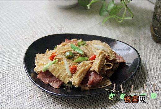 香辣油豆皮