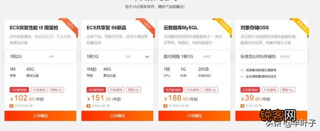 有哪家的云服务器便宜点？