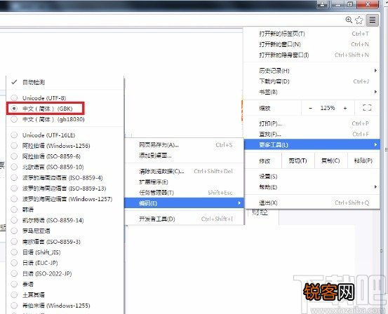 谷歌浏览器设置编码的方法