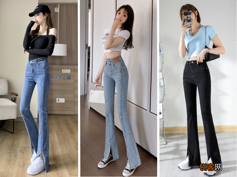女士小喇叭牛仔裤如何搭配显潮流 时尚轮回，洋气显瘦