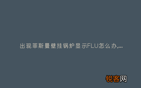 出现菲斯曼壁挂锅炉显示FLU怎么办,故障原因说明与3种解决方法