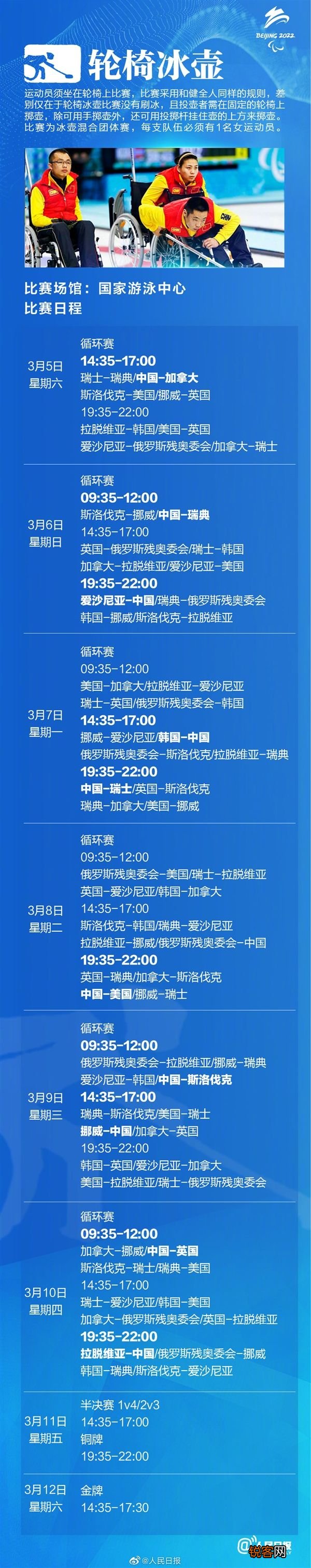 北京冬残奥会赛程表来了 新晋“顶流”上岗！