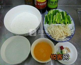 韩式香葱金针菇饼的做法