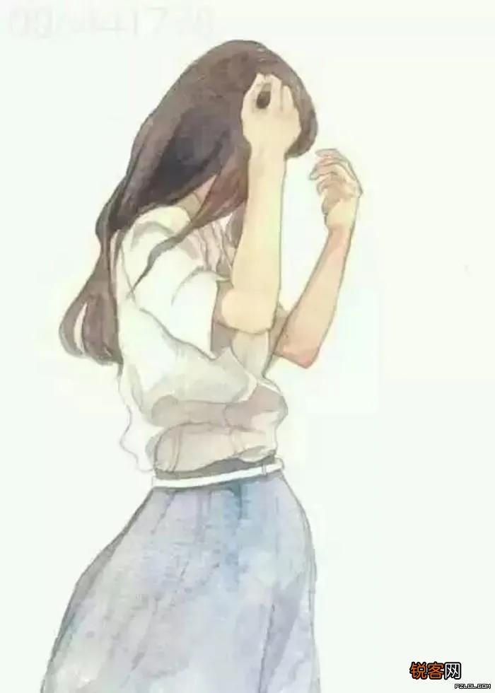 2022最火背景图片唯美 唯美女生手绘背影壁纸