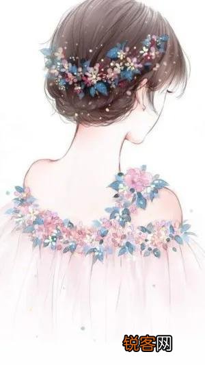 2022最火背景图片唯美 唯美女生手绘背影壁纸