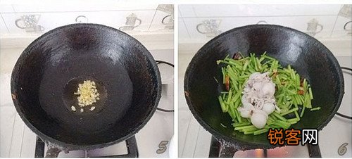 墨鱼仔炒香芹