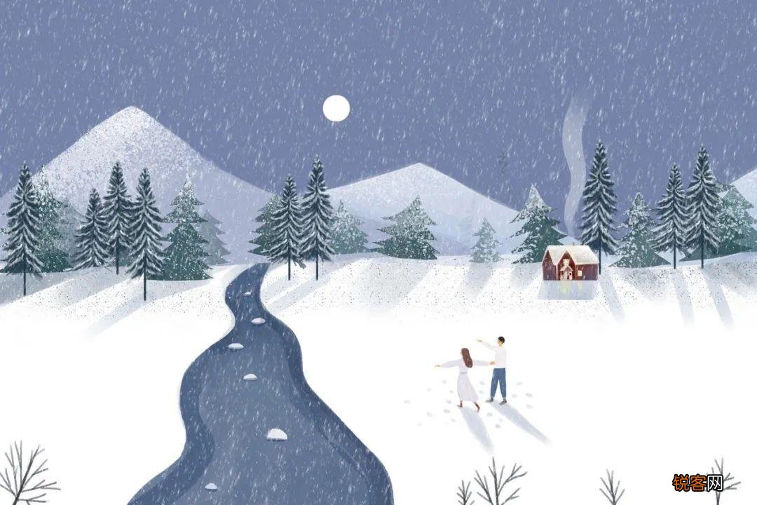 唯美落雪诗词 适合下雪发朋友圈