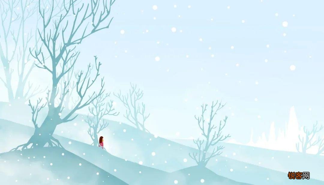 唯美落雪诗词 适合下雪发朋友圈