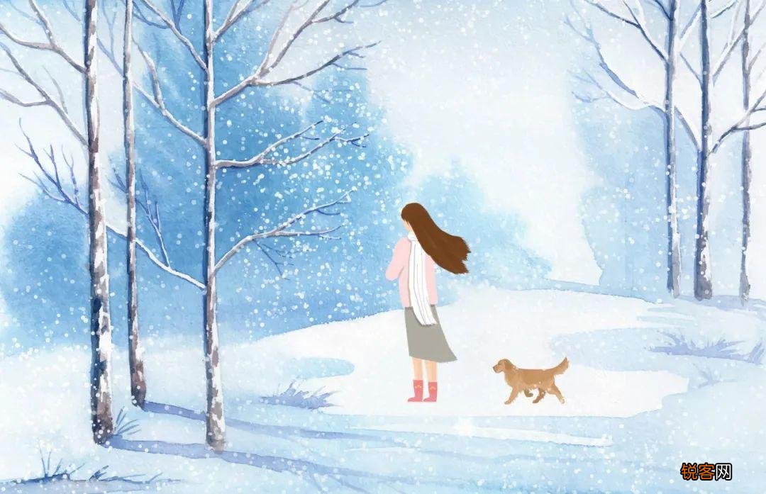 唯美落雪诗词 适合下雪发朋友圈