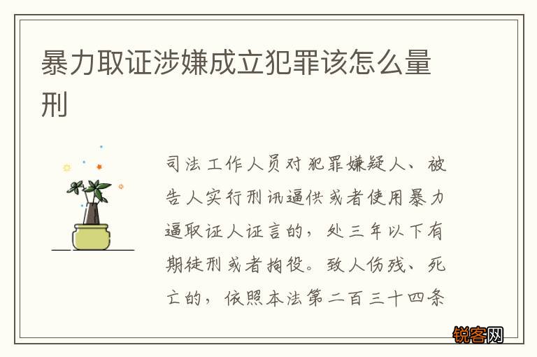 暴力取证涉嫌成立犯罪该怎么量刑
