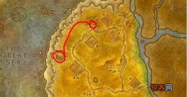 魔兽世界怀旧服秘银矿哪里最多 采矿1-300速成矿石分布图