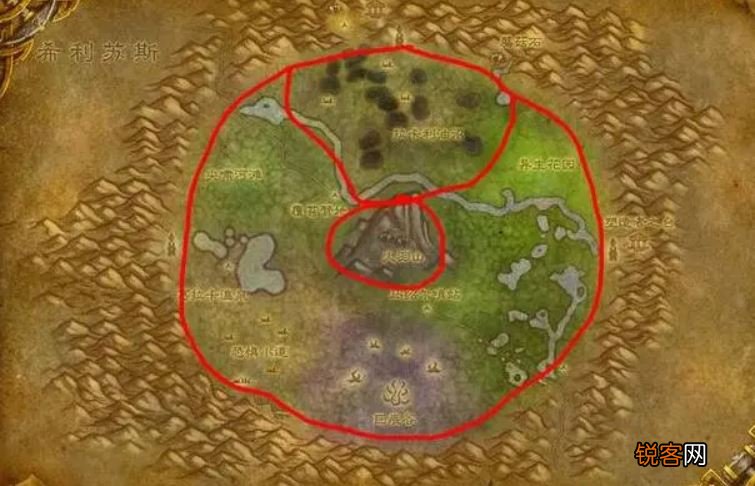 魔兽世界怀旧服秘银矿哪里最多 采矿1-300速成矿石分布图