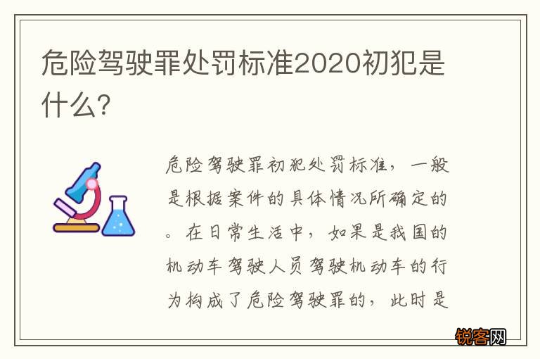 危险驾驶罪处罚标准2020初犯是什么？