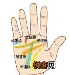手相图解：手掌上三大纹路、八大丘和五大线纹