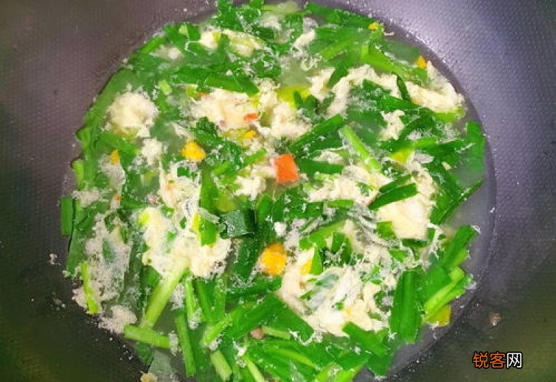 韭菜鸡蛋汤的功效与作用
