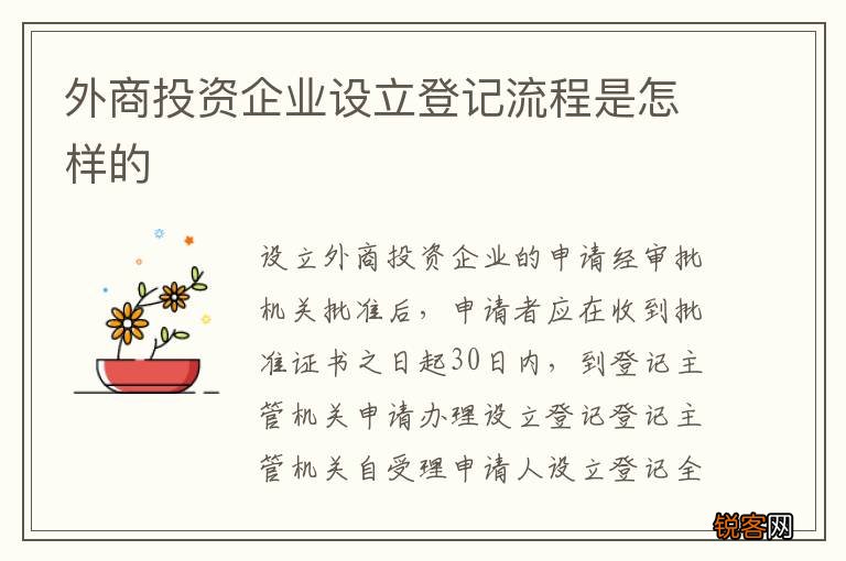 外商投资企业设立登记流程是怎样的