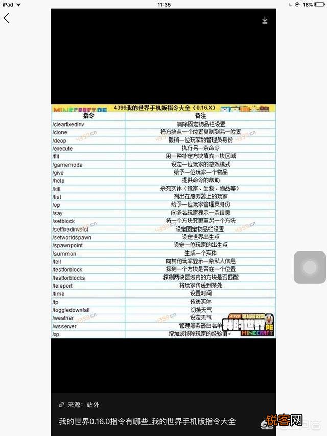 我的世界有什么指令,怎么用？