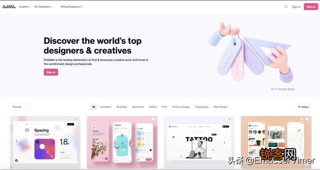 有哪些好的网站,让人第一眼看了就怦然心动,流连忘返？