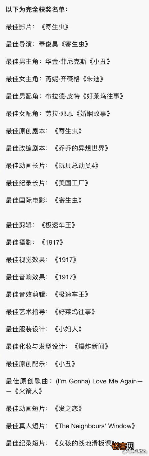 中国电影有可能拿奥斯卡吗？