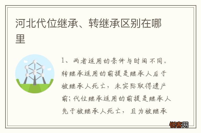 河北代位继承、转继承区别在哪里