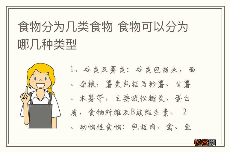 食物分为几类食物 食物可以分为哪几种类型