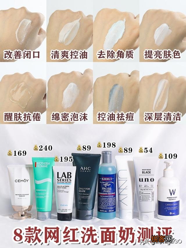 三十多岁男士用什么牌子的洗面奶比较适合？