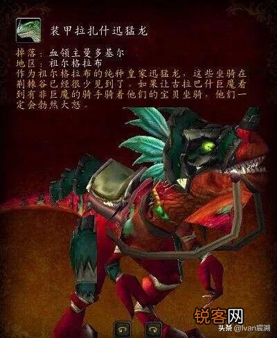 魔兽世界怀旧服ZUG老虎2W金币起拍,“最强土豪”33W金收入囊中,老虎坐骑为何这么贵？