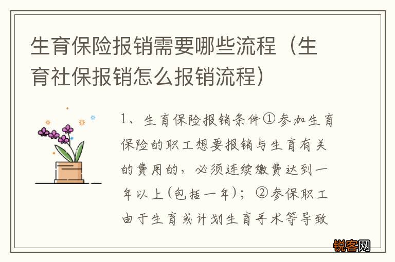 生育社保报销怎么报销流程 生育保险报销需要哪些流程