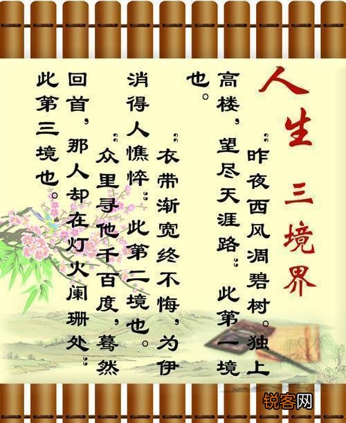 对于王国维的“人生三境界”,结合自身大家有什么独到的见解？