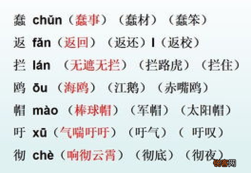 景字的组词语和拼音是什么