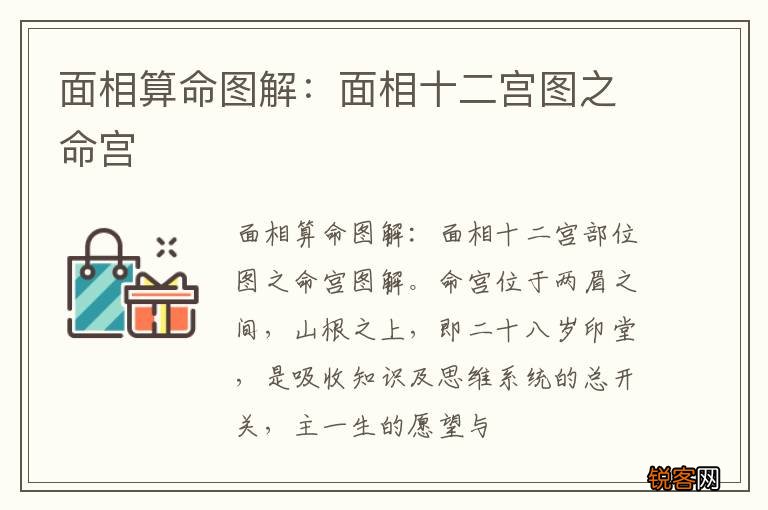 面相算命图解：面相十二宫图之命宫