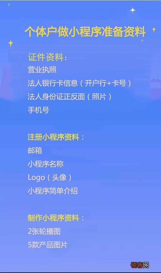 「小程序制作」个体户做小程序要准备什么资料?做商城小程序为啥需要营业执照?