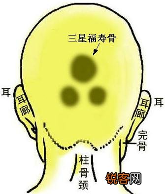 骨相图解：三星福寿骨，骨相大全 骨相图解
