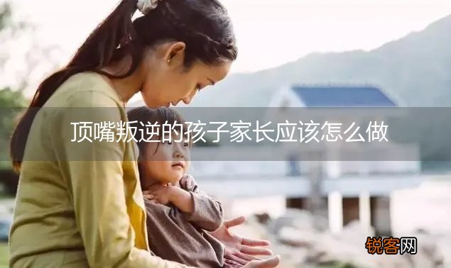 顶嘴叛逆的孩子家长应该怎么做