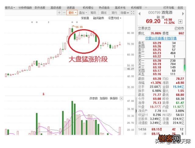 大盘猛涨,自己手里的股票不涨是怎样一种体验？