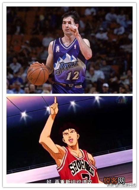 《灌篮高手》人物都是对应着NBA哪些球星的？