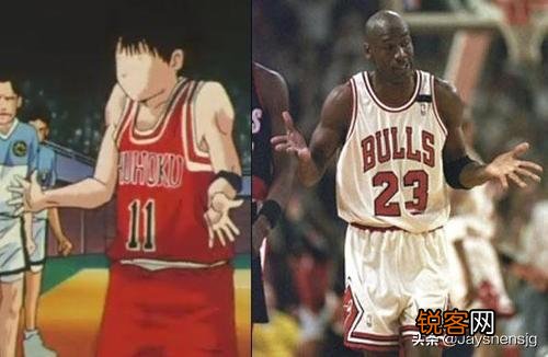 《灌篮高手》人物都是对应着NBA哪些球星的？