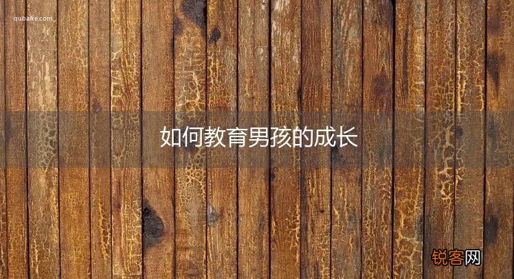 如何教育男孩的成长