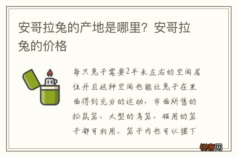 安哥拉兔的产地是哪里？安哥拉兔的价格