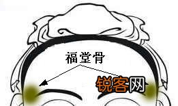 骨相图解：福堂骨，福堂骨在面相哪个部位