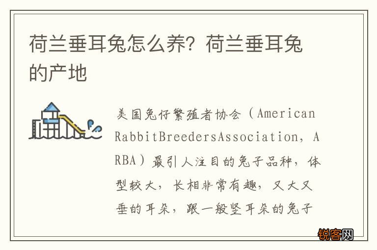 荷兰垂耳兔怎么养？荷兰垂耳兔的产地