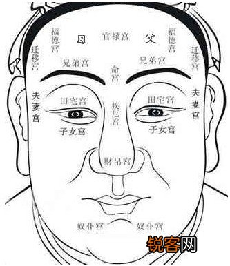 面相学中的十二宫的含义 面相十二宫是什么意思