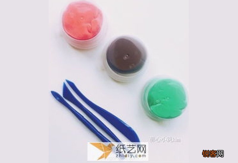 超轻粘土小盆栽教程 超轻黏土小盆栽的做法