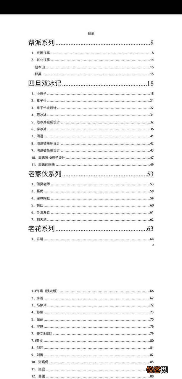 421页明星八卦完整版文档 421内容大全