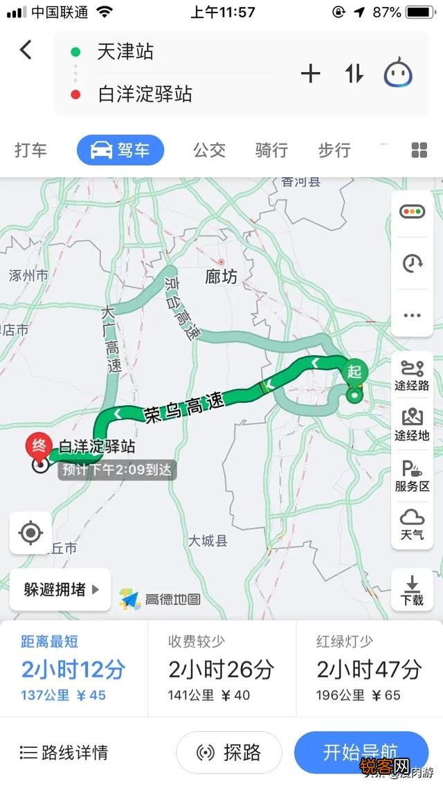 从天津出发自驾2日游,带孩子和老人,200公里左右路程,哪些地方可以游玩？